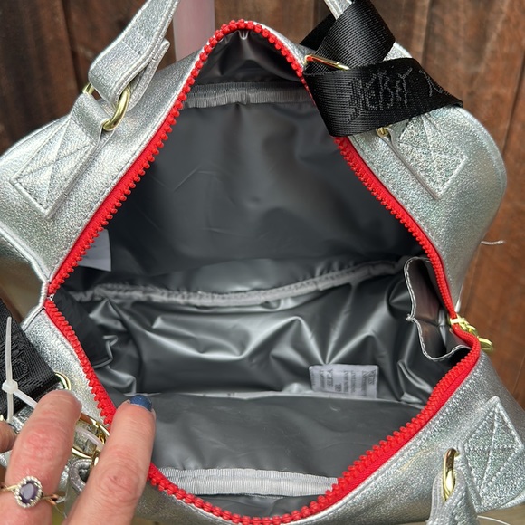 Betsey Johnson Popsicle Lunch Tote Silver - Picture 2 of 15